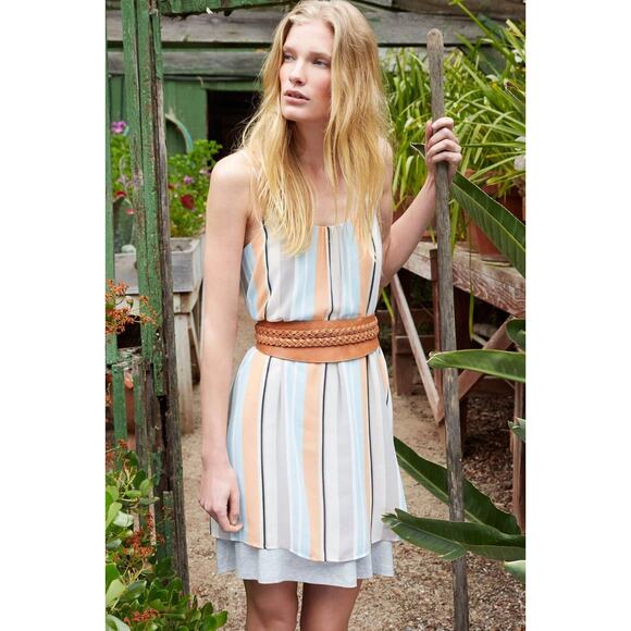 New Anthropologie Layered Laurel Tunic Dress by Dolan Left Coast $128 Sz Large - Picture 1 of 4